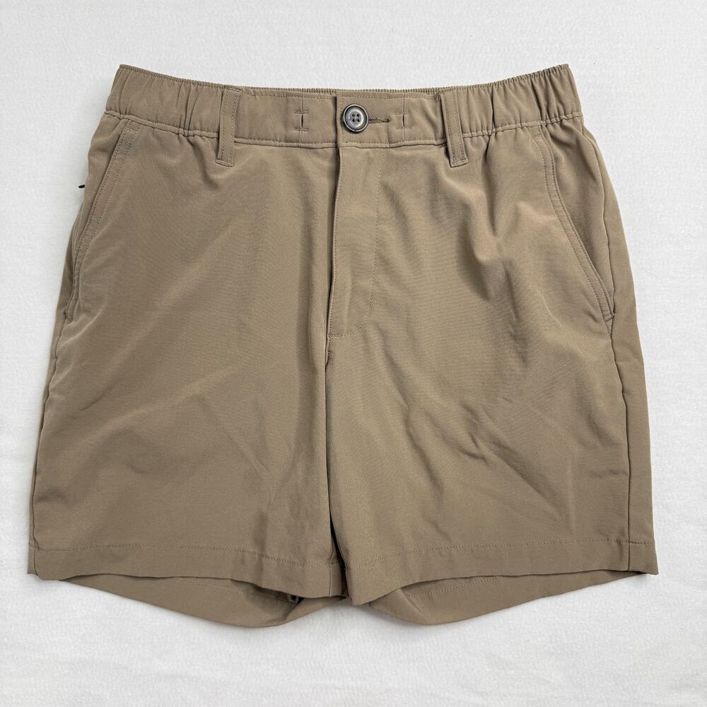 Chubbies Shorts Mens XS Beige Chino 6" Everywear Lined Elastic Waist Summer